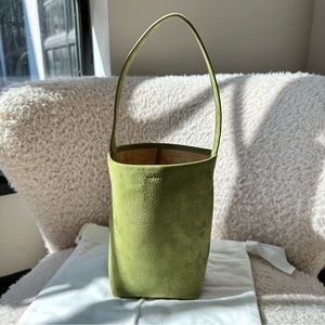 The Row N/S Park Suede Tote - Rare Gazon Green Color